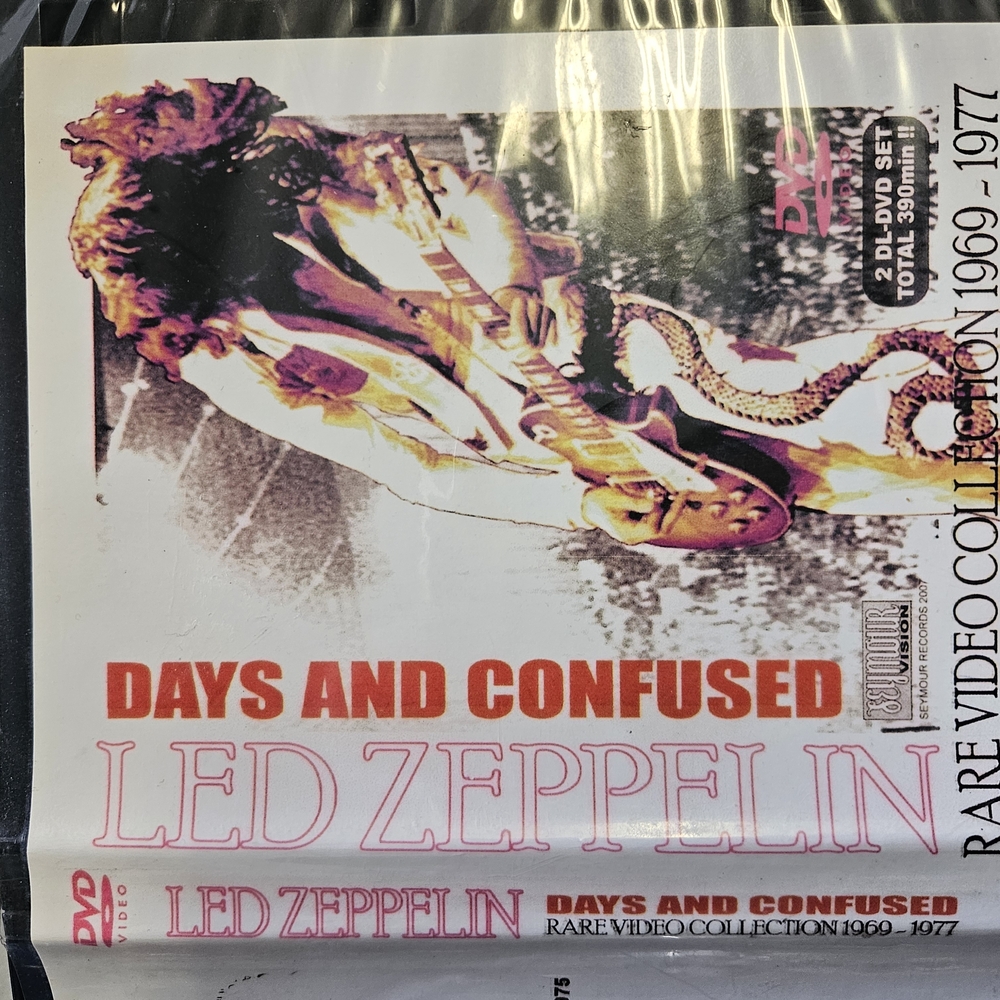 LED ZEPPELIN Days and Confused DVD - White/Pink Cover